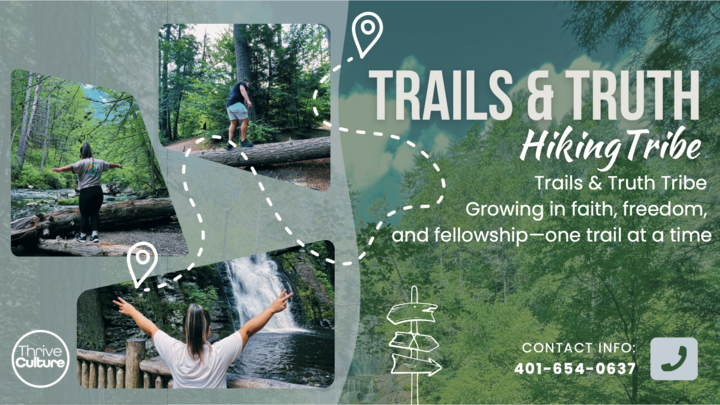 Logo for Trails & Truth | Hiking Tribe