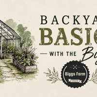 Logo for Backyard Basics with the Biggs