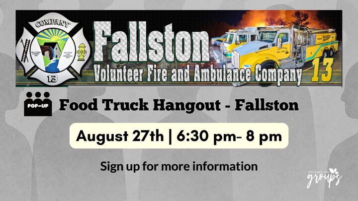 Logo for Food Truck Hangout - Fallston Fire Company