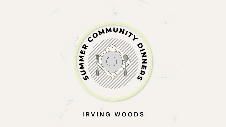 Logo for Irving Woods | Summer Community Dinner