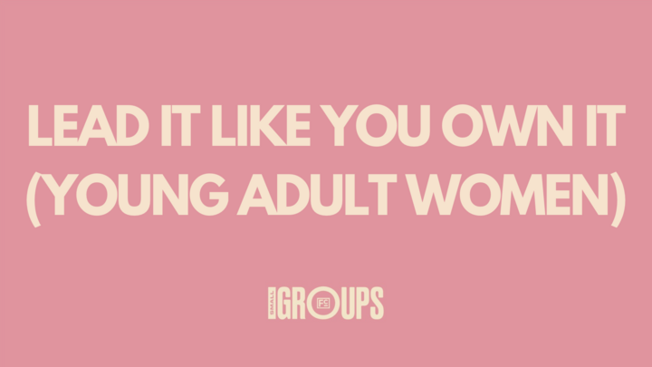 Logo for Lead It Like You Own It (Young Adult Women)