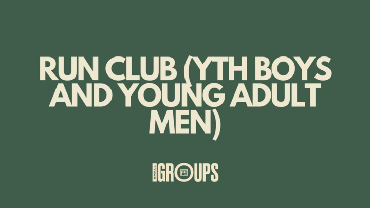 Logo for Run Club (YTH Boys and Young Adult Men)
