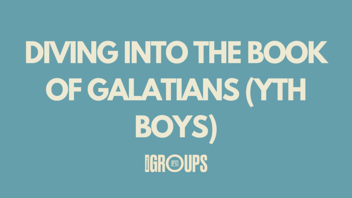 Logo for Diving Into the Book of Galatians (YTH Boys)