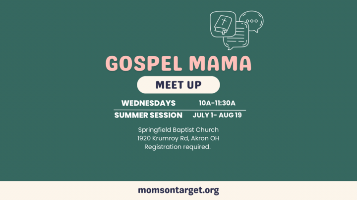 Logo for Gospel Mama Meet Up Summer 2026