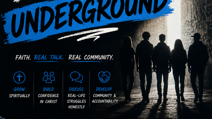 Logo for Ages 13-16 Blueprint Underground Teens