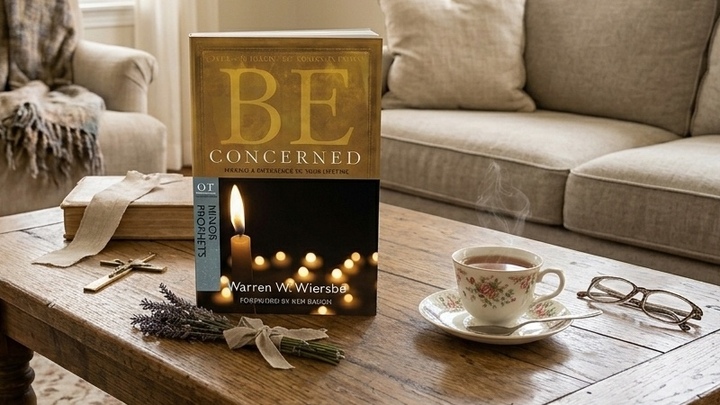 Logo for "Be Concerned" with Barb