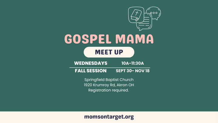 Logo for Gospel Mama Meet Up Fall 2026