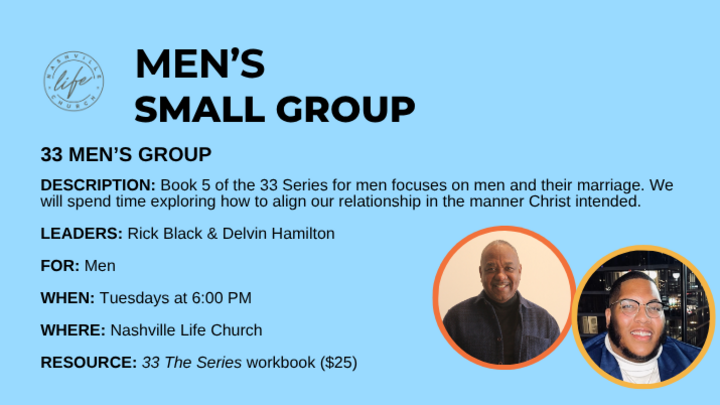 Logo for 33 Men’s Group