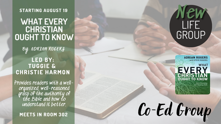 Logo for What Every Christian Ought to Know - Tuggie & Christie Harmon