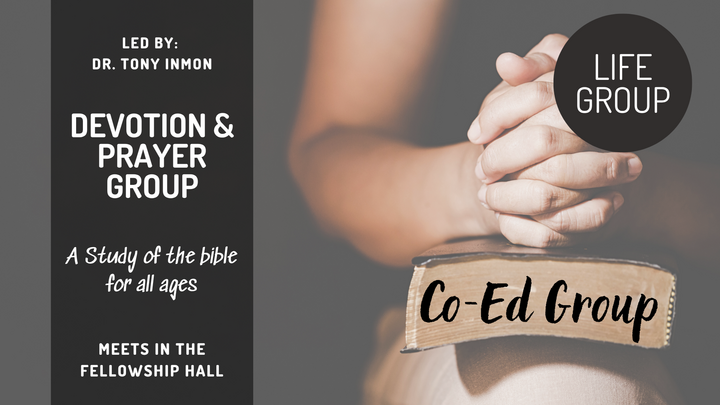 Logo for CO-ED BIBLE Study with Pastor Tony
