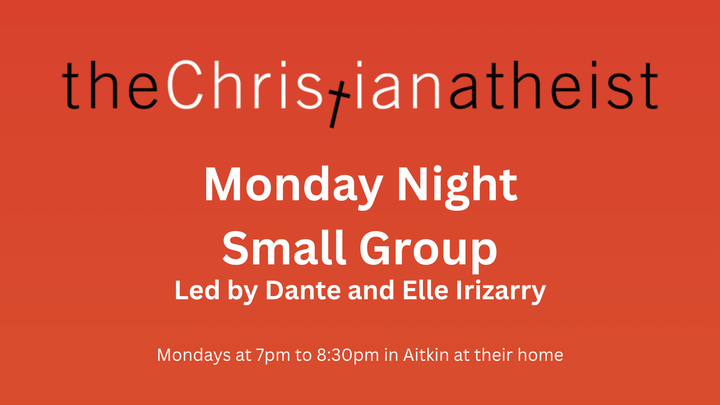 Logo for Christian Atheist Monday Night Small Group (Aitkin)