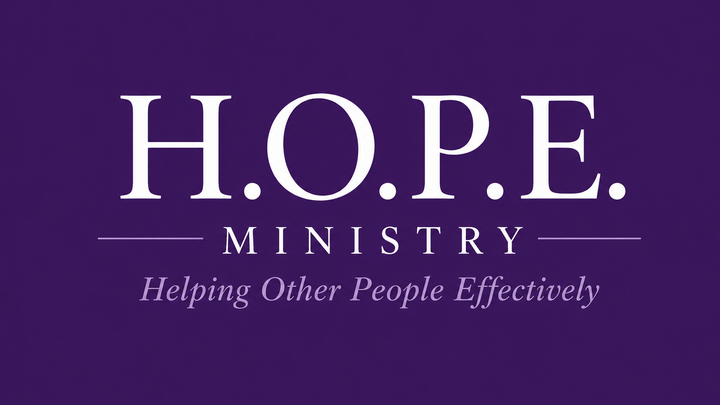 Learn more about H.O.P.E Ministry Training