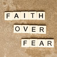 Logo for Fear Not - Be Not Afraid