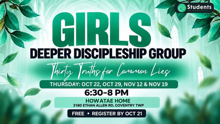Girls Deeper Discipleship Group