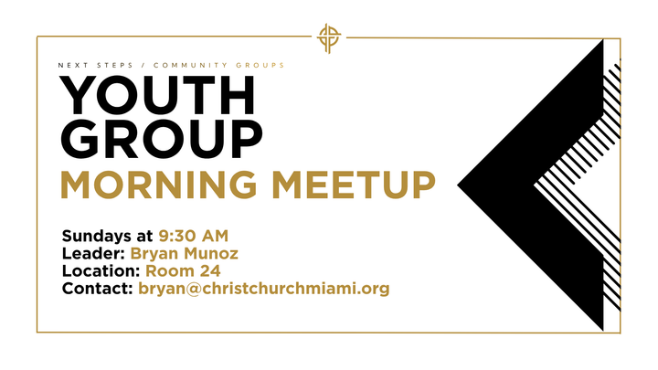 Youth Group - Morning Meetup