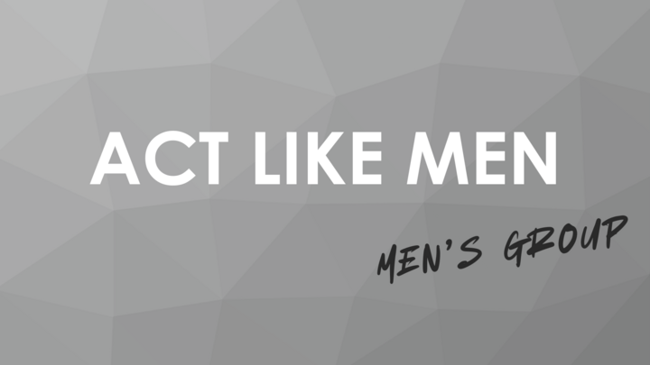Logo for Act Like Men Life Group
