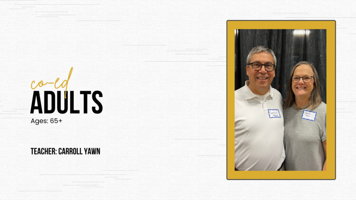 Logo for Ages 55+ | Co-ed | Teacher: Carroll Yawn