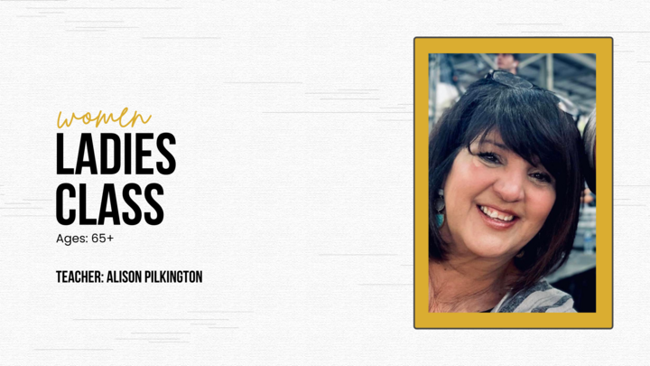 Logo for Ages 65+ | Ladies Class | Teacher: Alison Pilkington