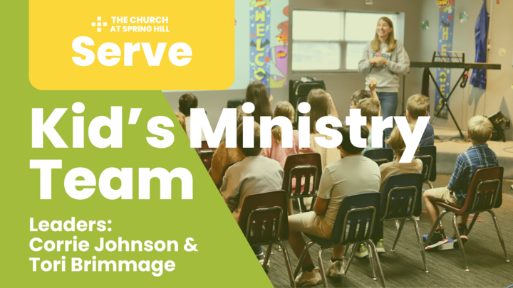 Logo for The Kids at Spring Hill Serve Team