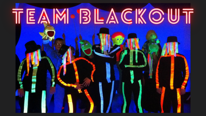 Logo for Team Blackout Puppets