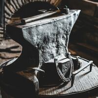 Logo for Forged Men's Ministry