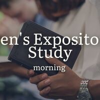 Logo for Men’s Expository Bible Study: Thursday morning
