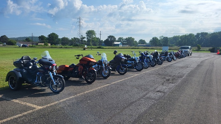 Logo for His Linecrossers Motorcycle Ministry (Motorcycle Group)