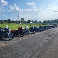 Logo for His Linecrossers Motorcycle Ministry (Motorcycle Group)