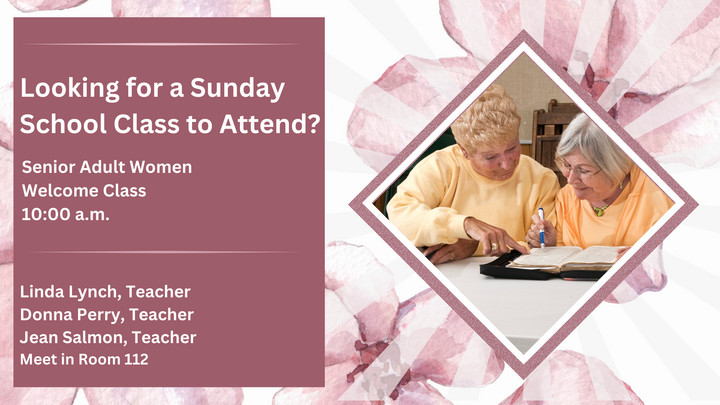 Logo for Welcome Class | Jean Salmon, Donna Perry, and Linda Lynch