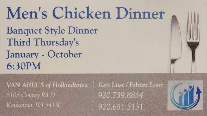 Logo for Men's Chicken Dinner