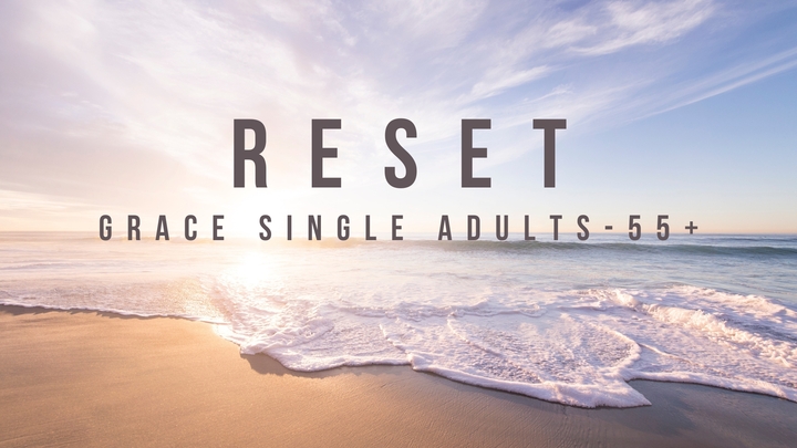 Logo for RESET 55+ SINGLES