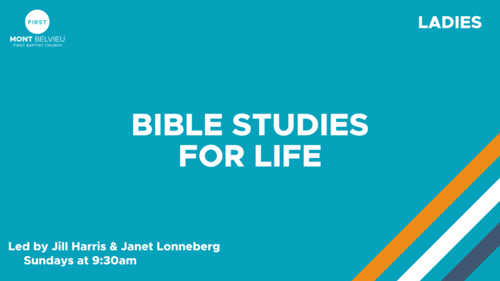 Logo for Bible Studies for Life (led by Jill Harris and Janet Lonneberg)