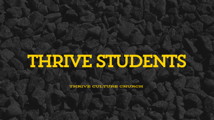 Logo for THRIVE STUDENTS HANGOUTS