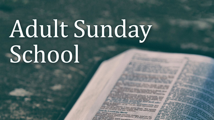 Logo for Adult Sunday School with Tom Pendergrass