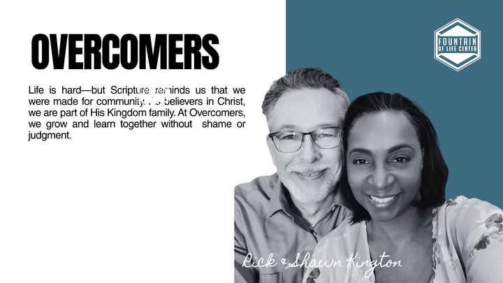 Logo for Overcomers w/Rick and Shawn Kington