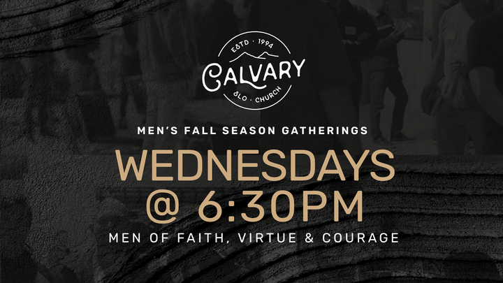 Logo for CalvaryMen - Wednesdays @ 6:30pm