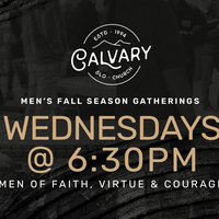 Logo for CalvaryMen - Wednesdays @ 6:30pm