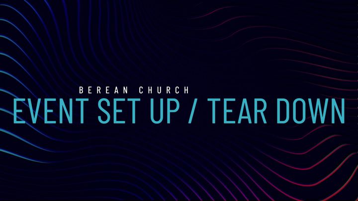 Logo for Event Setup/Tear Down