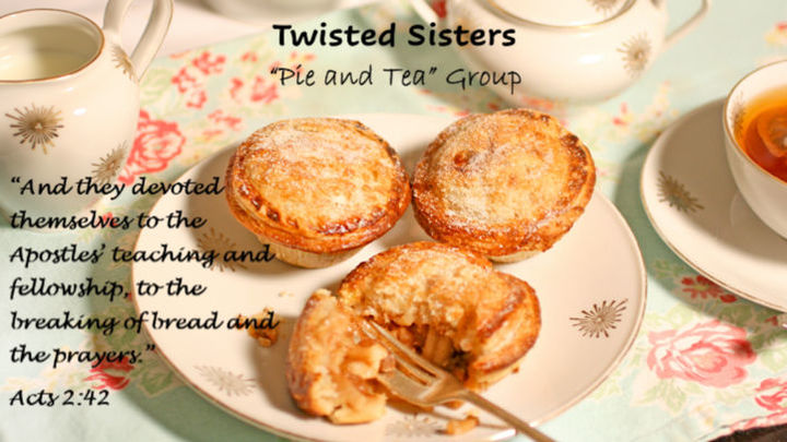Logo for Twisted Sisters "Pie and Tea"