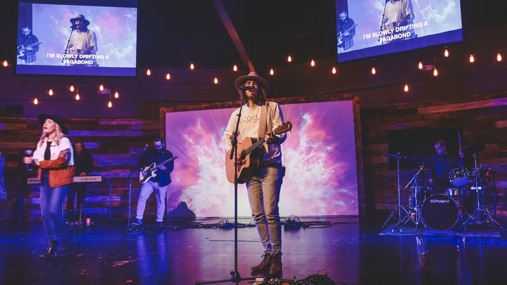 Logo for Revolution Worship Team