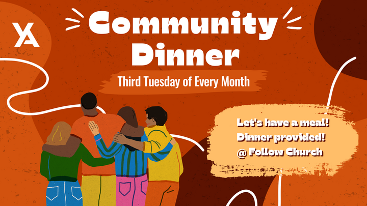 Young Adults Ministry: Community Dinner logo