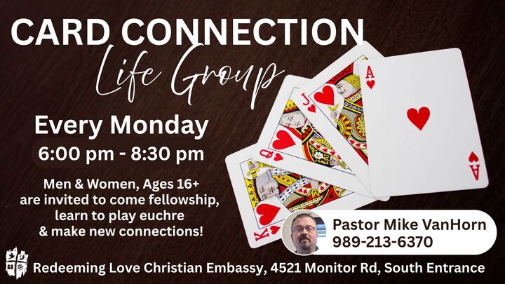 Card Connections 16 & up Men & Women: Card Connection Life Group logo