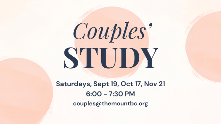Couples' Group Fellowship and Study